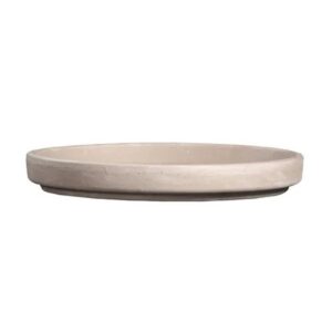 German Waterproof Saucer - Border Concepts - Granite - 9.5"