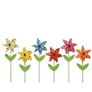 Pinwheel Flower - Kaemingk - Assorted - 13"