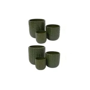 Xavi Planter - Kaemingk - Light Green - 15"