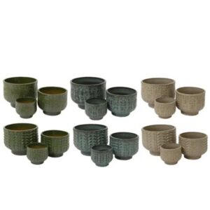 Xavi Short Planter - Kaemingk - Green - 12"