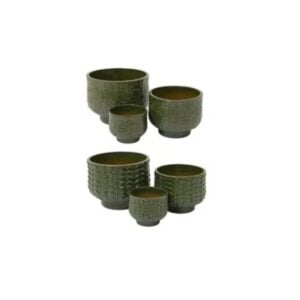 Xavi Short Planter - Kaemingk - Green - 12"