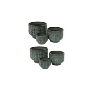 Xavi Short Planter - Kaemingk - Blue - 12"
