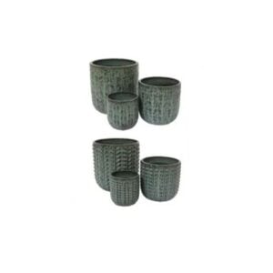 Xavi Planter - Kaemingk - Blue - 11"