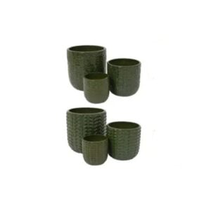 Xavi Planter - Kaemingk - Light Green - 8"