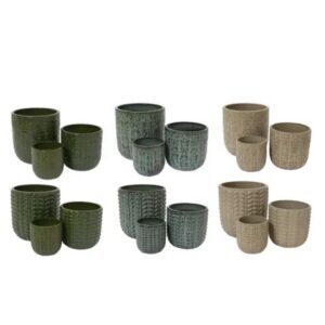Xavi Planter - Kaemingk - Blue - 8"