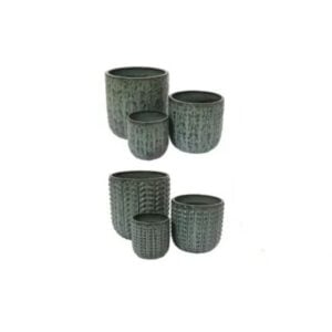 Xavi Planter - Kaemingk - Blue - 8"