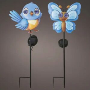 Bluebird, Butterfly Solar Stake - Kaemingk - 30.71"