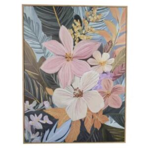 Tropical Floral Canvas - Kaemingk - 23.62"