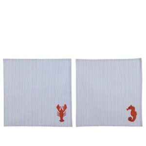 Seaside Napkin - Kaemingk - Blue - Set of 2