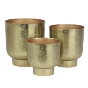 Metal Planter - Kaemingk - Gold - 7.48