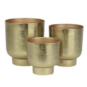 Metal Planter - Kaemingk - Gold - 8.66"