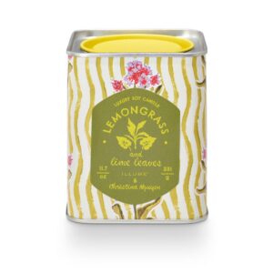 Lemongrass & Lime Leaves Printed Tin- 3" x 3"