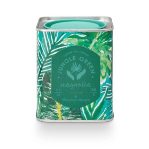 Jungle Green Magnolia Printed Tin - 3" x 3"