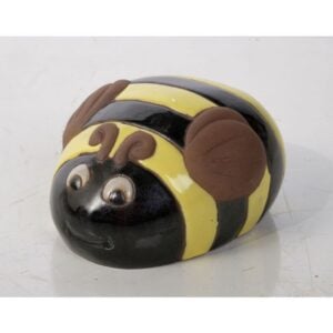 Bumble Bee Statue – Alfresco – Black/Yellow – 6″