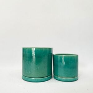 Maple Cylinder Pot – Alfresco – Emerald – 7″