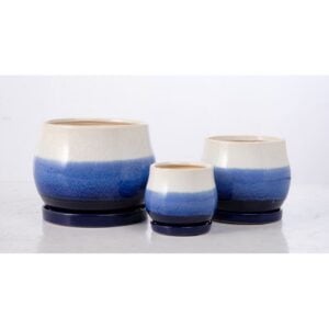 Mesa Pot – Alfresco – Blue – 8.75″