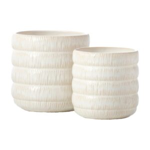 Nuvola Planter - Alfresco - White - 6"
