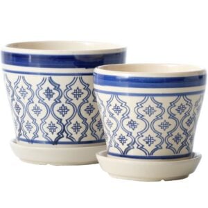 Enzo Petit Pot – Alfresco – Blue – 7.5″