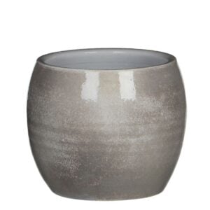 Lester Round Planter – Alfresco – Taupe – 6.25″