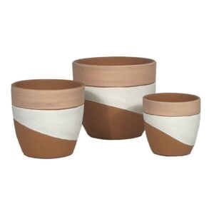 Shelton Petits Pot – Alfresco – White/Natural – 6.75″