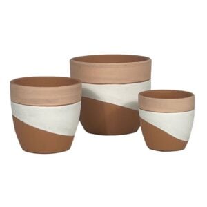 Shelton Petits Pot – Alfresco – White/Natural – 4.25″