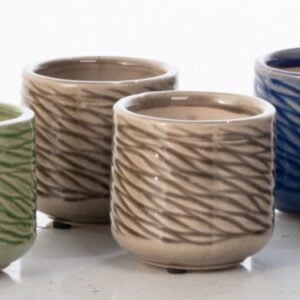 Minnow Mini Pot - Alfresco - Taupe - 2.75"