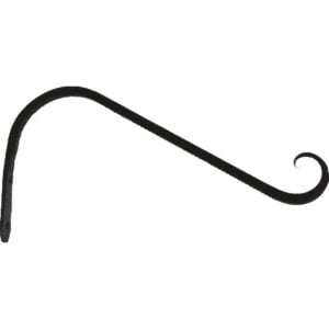 Upturn Angled Hanger - Black - 12"