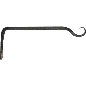 Upturn Straight Hanger - Black - 6"