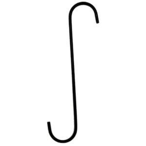 S-Hook - Black - 12"