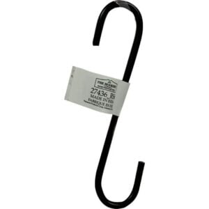 S-Hook - Black - 6"