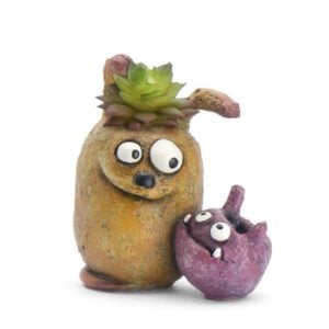 Best Bud Mini Planter - Blobhouse - Yellow/Pink - 4"