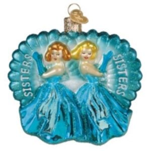 Sisters Sisters Glass Ornament - Old World Christmas