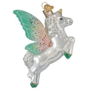 Radiant Pegasus Glass Ornament - Old World Christmas