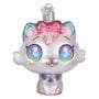 Kawaii Cat Glass Ornament - Old World Christmas