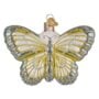 Sterling Butterfly Glass Ornament - Old World Christmas