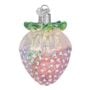 Shimmering Strawberry Glass Ornament - Old World Christmas