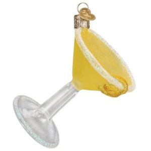 Lemon Drop Martini Glass Ornament - Old World Christmas