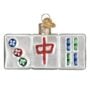Mahjong Glass Ornament - Old World Christmas