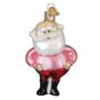 Santa In Suspenders Glass Ornament - Old World Christmas