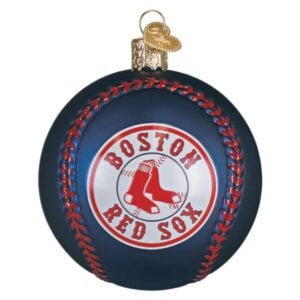 Red Sox Baseball Glass Ornament - Old World Christmas