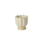 Tilly Pot With Base - Beige - 4.5"