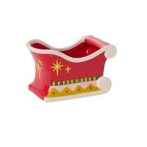 Sleigh Planter – Red – 8.25″