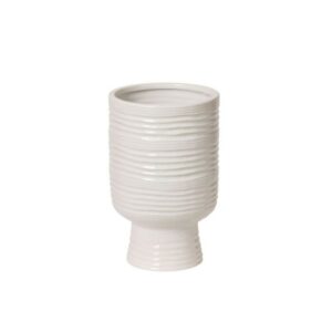 Monaco Vase - White - 5"
