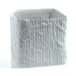 Linen Cube - White - 6.75"