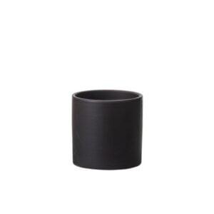 Cercle Pot - Matte Black - 4.25"