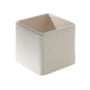 Urban Square Planter - Matte White - 6.25"