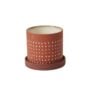 Salamanca Pot with Saucer - Brown - 5.5"