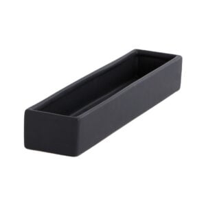 Urban Low Rectangle Planter - Matte Black - 13.75"