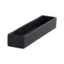 Urban Low Rectangle Planter - Matte Black - 13.75"