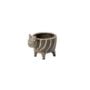 Puppy Love Frenchie Pot - Black - 5.25"